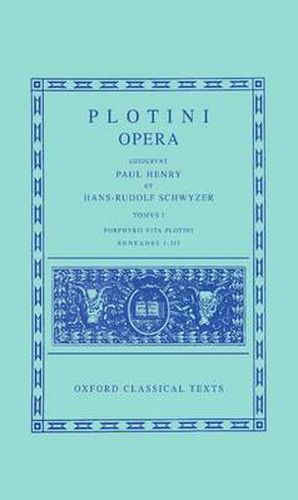 Cover image for Plotinus Opera