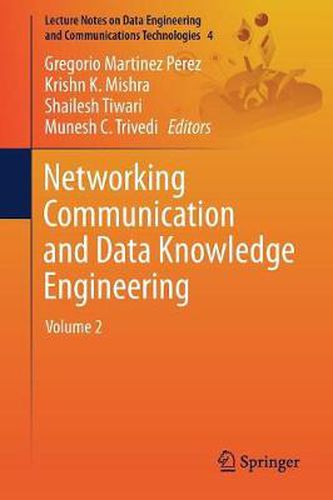 Cover image for Networking Communication and Data Knowledge Engineering: Volume 2