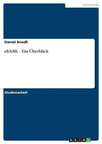 Cover image for ebXML - Ein UEberblick