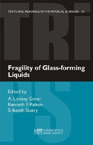 Cover image for Fragility of Glass-Forming Liquids