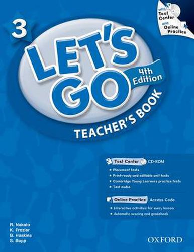 Cover image for Let's Go: 3: Teacher's Book With Test Center Pack