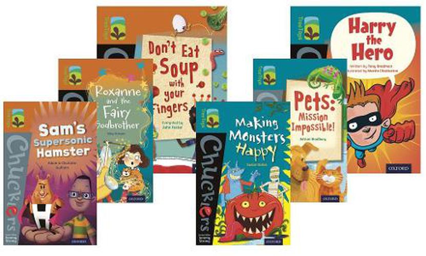 Cover image for Oxford Reading Tree TreeTops Chucklers: Oxford Level 8-9: Pack of 6