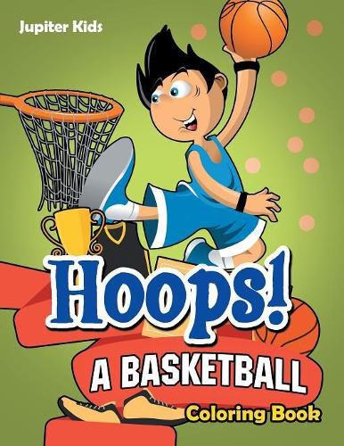 Cover image for Hoops! A Basketball Coloring Book