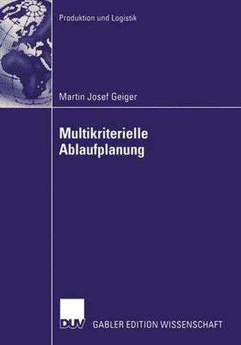 Cover image for Multikriterielle Ablaufplanung