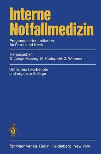 Cover image for Interne Notfallmedizin