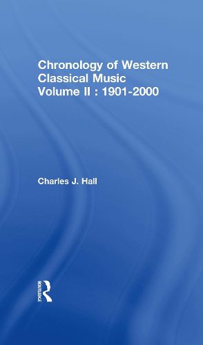 Cover image for Chronology of European Classical: Vol 2