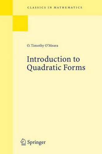 Cover image for Introduction to Quadratic Forms