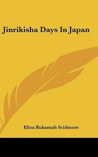 Cover image for Jinrikisha Days in Japan