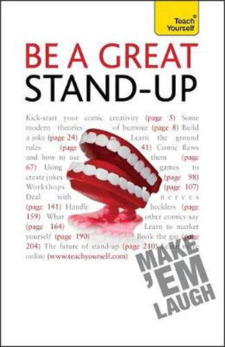 Cover image for Be a Great Stand-up: How to master the art of stand up comedy and making people laugh