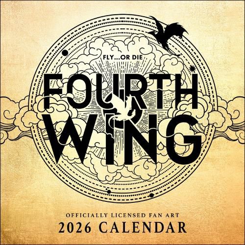 Cover image for Fourth Wing Officially Licensed Fan Art 2026 Wall Calendar