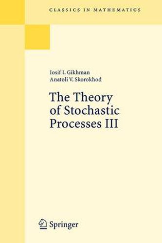 Cover image for The Theory of Stochastic Processes III