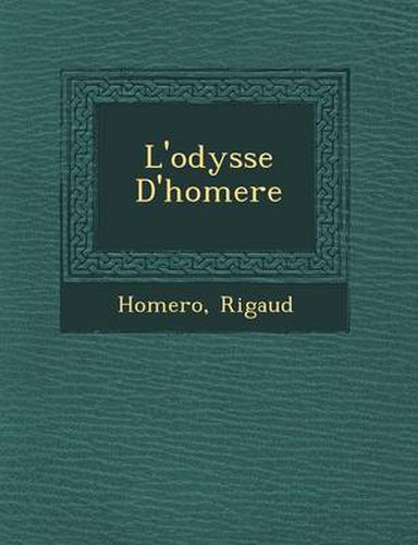 Cover image for L'Odyss E D'Homere