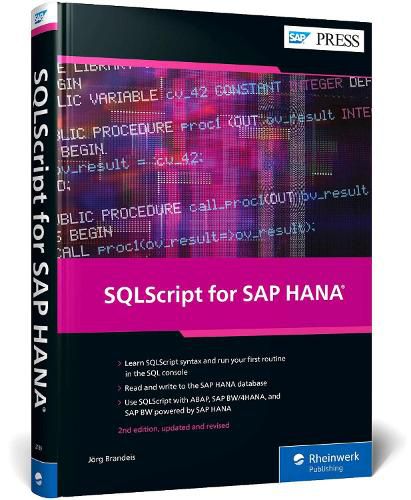 Cover image for SQLScript for SAP HANA