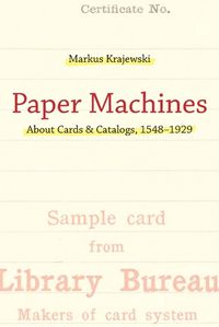 Cover image for Paper Machines