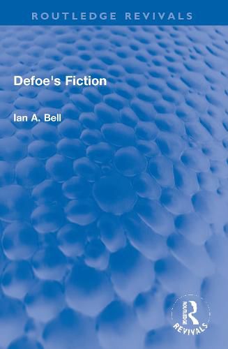 Cover image for Defoe's Fiction