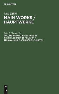 Cover image for Writings in the Philosophy of Religion / Religionsphilosophische Schriften