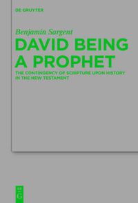 Cover image for David Being a Prophet: The Contingency of Scripture upon History in the New Testament