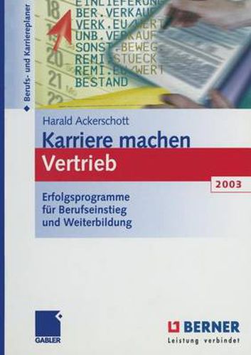 Cover image for Karriere Machen Vertrieb