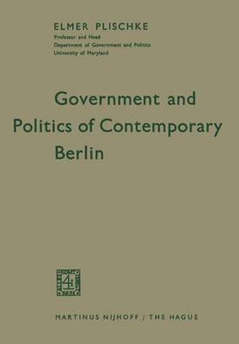 Government and Politics of Contemporary Berlin