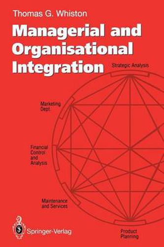 Cover image for Managerial and Organisational Integration