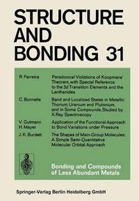 Cover image for Bonding and Compounds of Less Abundant Metals