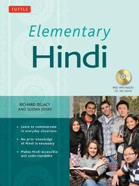 Cover image for Elementary Hindi: Learn to Communicate in Everyday Situations (Free Online Audio Included)