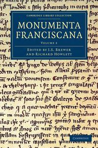 Cover image for Monumenta Franciscana