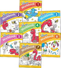 Cover image for Jolly Phonics Workbooks 1-7: in Precursive Letters (British English edition)