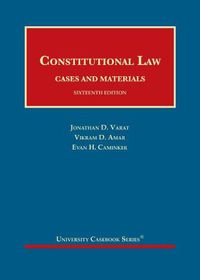 Cover image for Constitutional Law: Cases and Materials - CasebookPlus