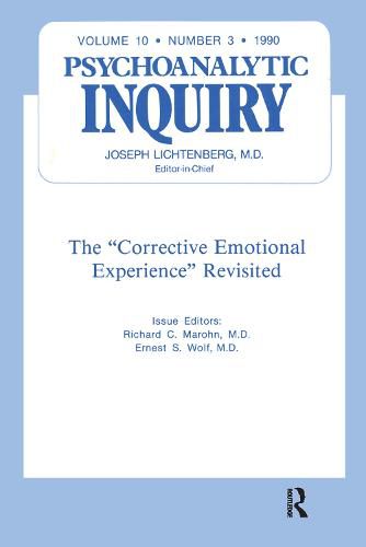 Cover image for The Corrective Emotional Experience Revisited: Psychoanalytic Inquiry, 10.3