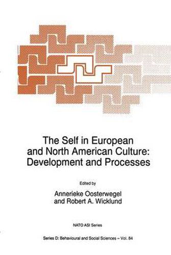 Cover image for The Self in European and North American Culture: Development and Processes