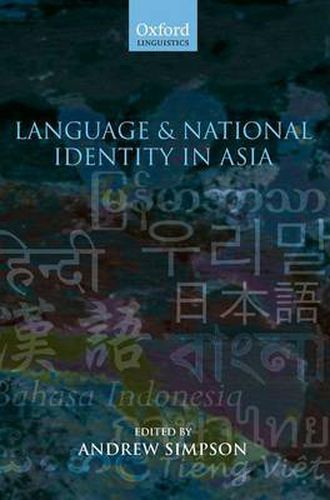 Cover image for Language and National Identity in Asia