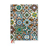 Cover image for Porto (Portuguese Tiles) Ultra 12-month Day-at-a-time Hardback Dayplanner 2025 (Elastic Band Closure)