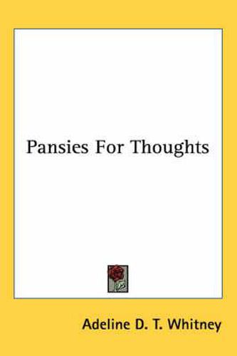 Cover image for Pansies for Thoughts