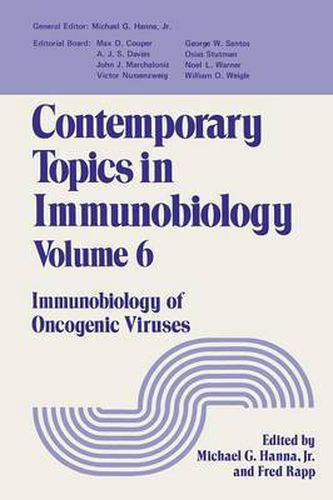 Cover image for Contemporary Topics in Immunobiology: Immunobiology of Oncogenic Viruses