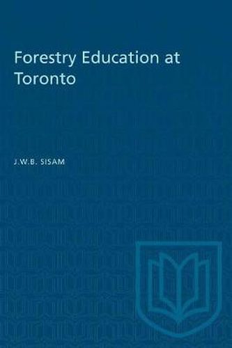 Cover image for Forestry Education at Toronto