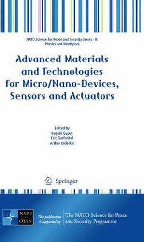 Cover image for Advanced Materials and Technologies for Micro/Nano-Devices, Sensors and Actuators