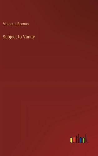 Cover image for Subject to Vanity