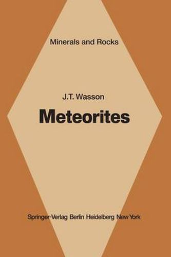 Cover image for Meteorites: Classification and Properties