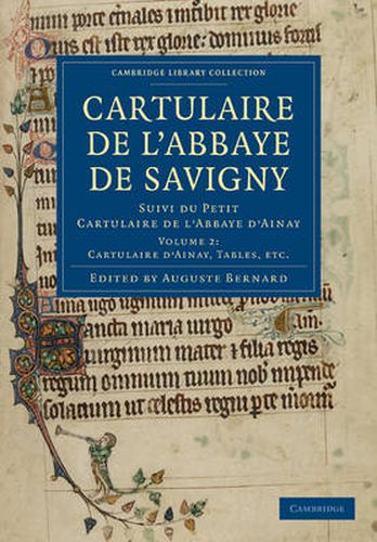 Cover image for Cartulaire de l'Abbaye de Savigny: Suivi du Petit Cartulaire de l'Abbaye d'Ainay