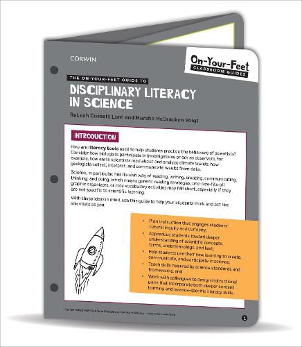 Cover image for The On-Your-Feet Guide to Disciplinary Literacy in Science