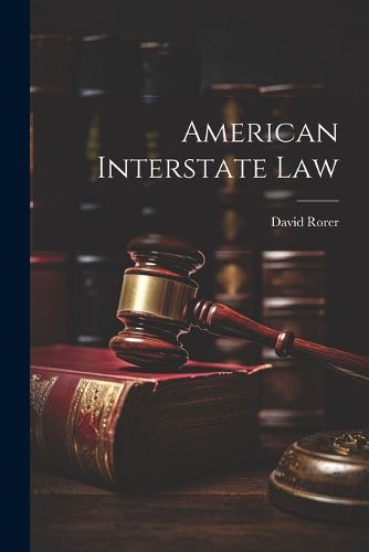 Cover image for American Interstate Law