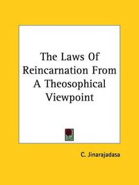 Cover image for The Laws of Reincarnation from a Theosophical Viewpoint