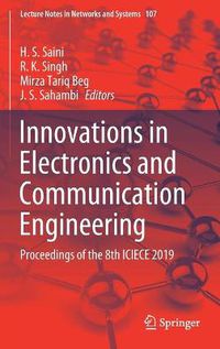 Cover image for Innovations in Electronics and Communication Engineering: Proceedings of the 8th ICIECE 2019