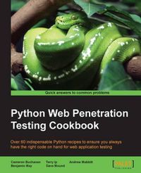 Cover image for Python Web Penetration Testing Cookbook