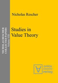 Cover image for Studies in Value Theory