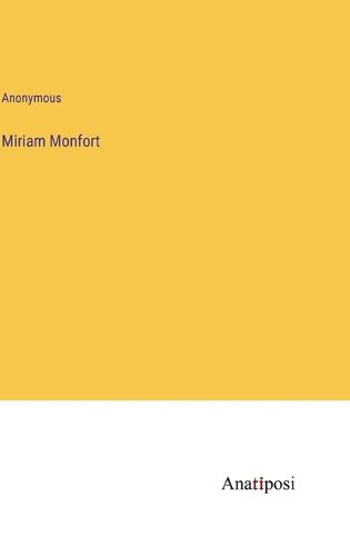 Cover image for Miriam Monfort