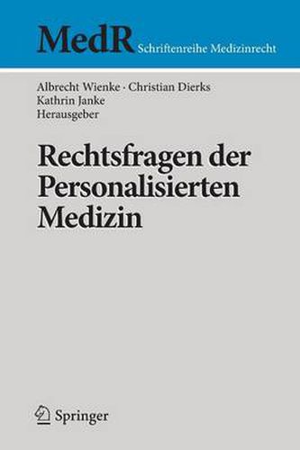 Cover image for Rechtsfragen der Personalisierten Medizin