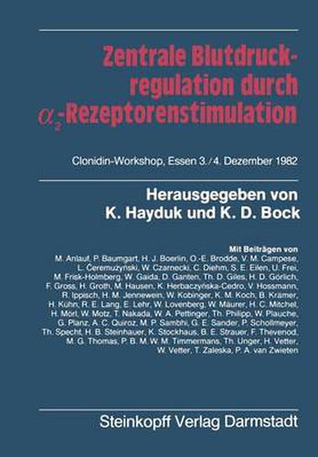 Cover image for Zentrale Blutdruckregulation Durch 2-Rezeptorenstimulation