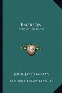 Cover image for Emerson: And Other Essays